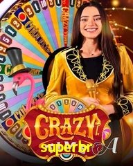 Crazy Time live game no superbr cassino com entretenimento ao vivo para jogadores do Brasil