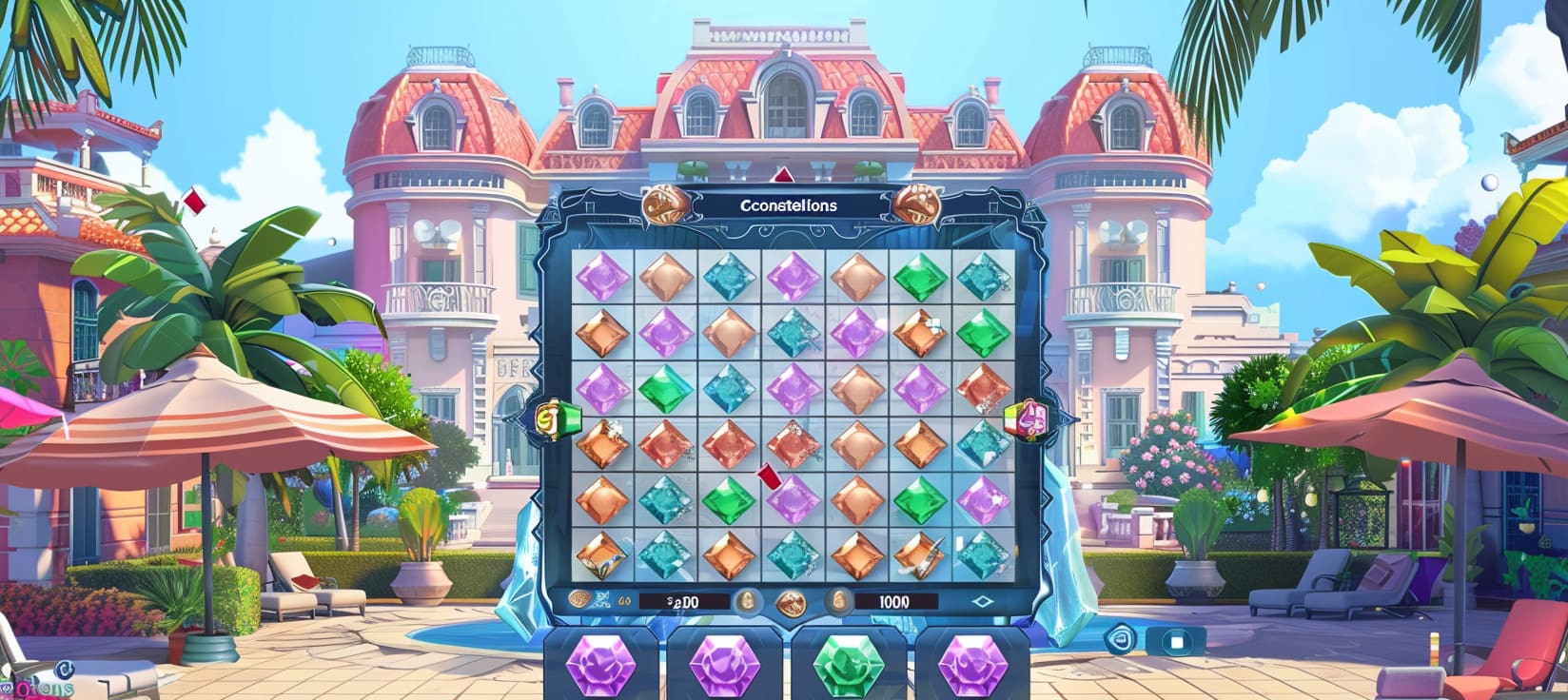 superbr Constellations slot game cassino online com pedras preciosas